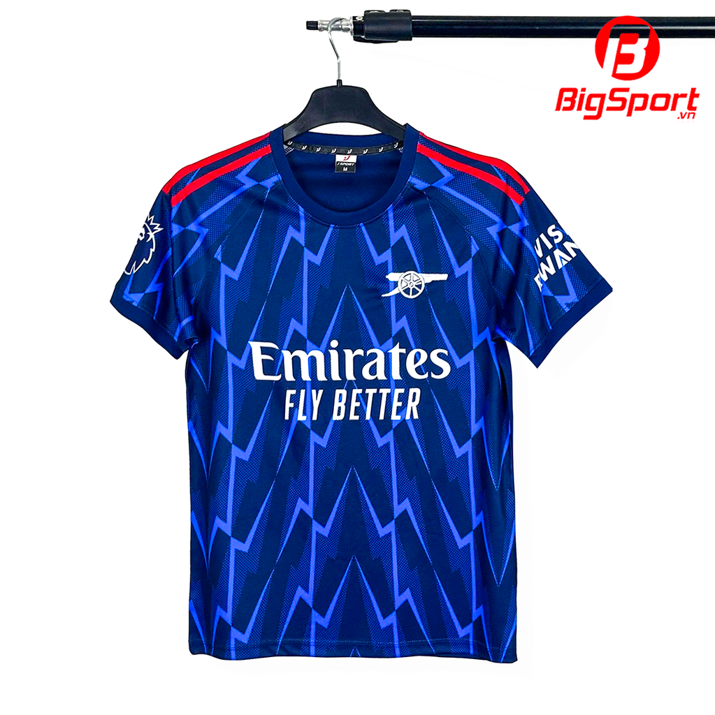 Áo đá bóng Arsenal sân khách 2025-2026 màu xanh đen