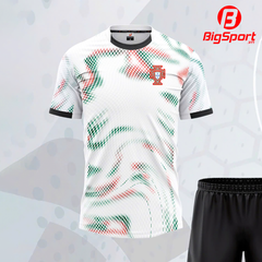 Áo đá bóng đội tuyển Bồ Đào Nha trắng mùa giải 2025-2026