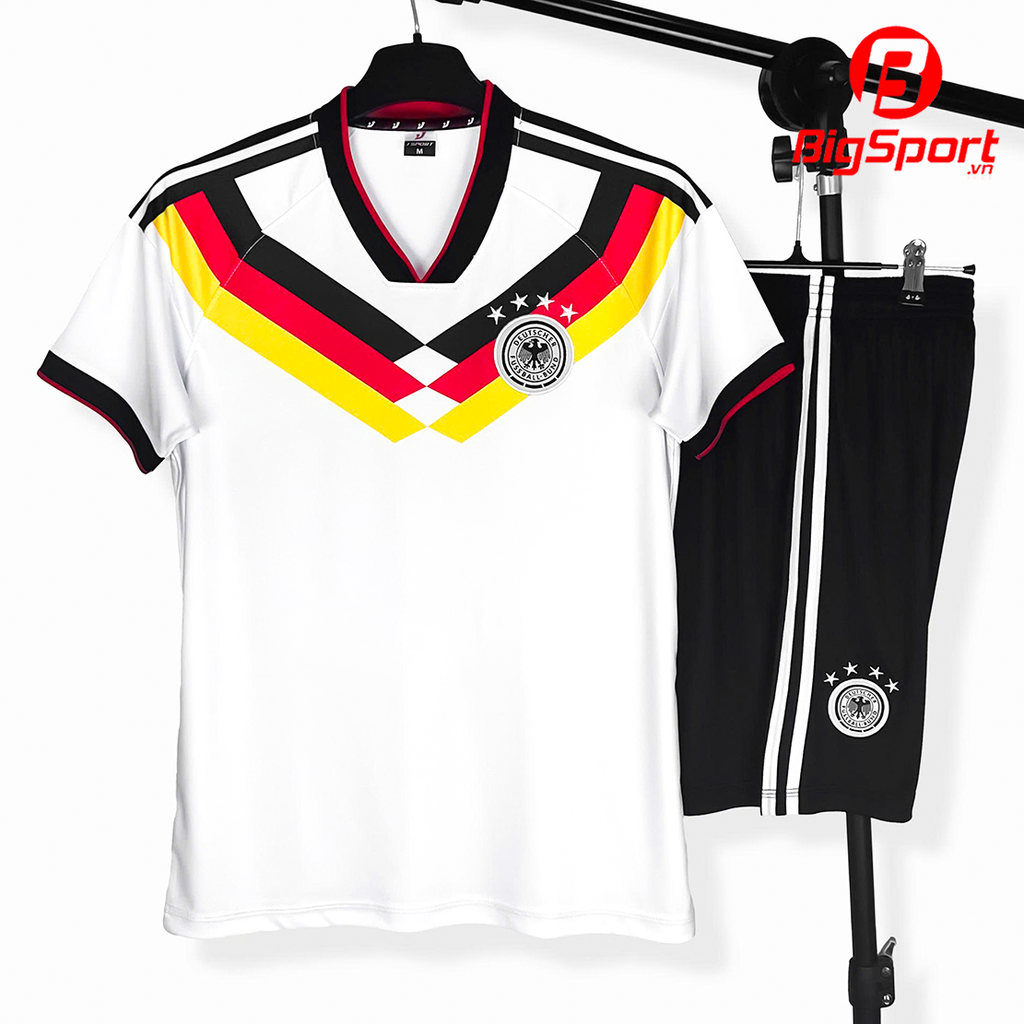 Áo đá bóng đội tuyển Đức sân nhà 2025-2026 màu trắng