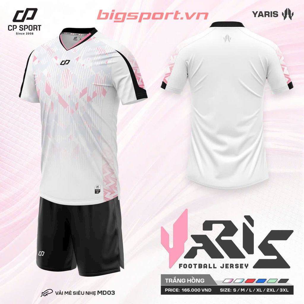 Áo đá bóng không logo CP Yaris