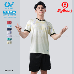 Áo đá bóng không logo CV Nova