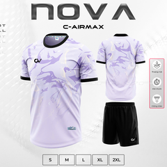 Áo đá bóng không logo CV Nova
