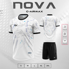 Áo đá bóng không logo CV Nova