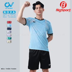 Áo đá bóng không logo CV Nova