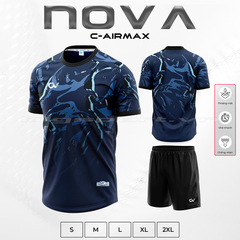 Áo đá bóng không logo CV Nova