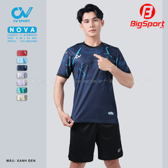 Áo đá bóng không logo CV Nova