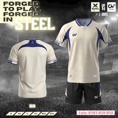 Áo đá bóng không logo CV Steel