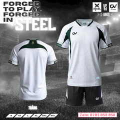 Áo đá bóng không logo CV Steel