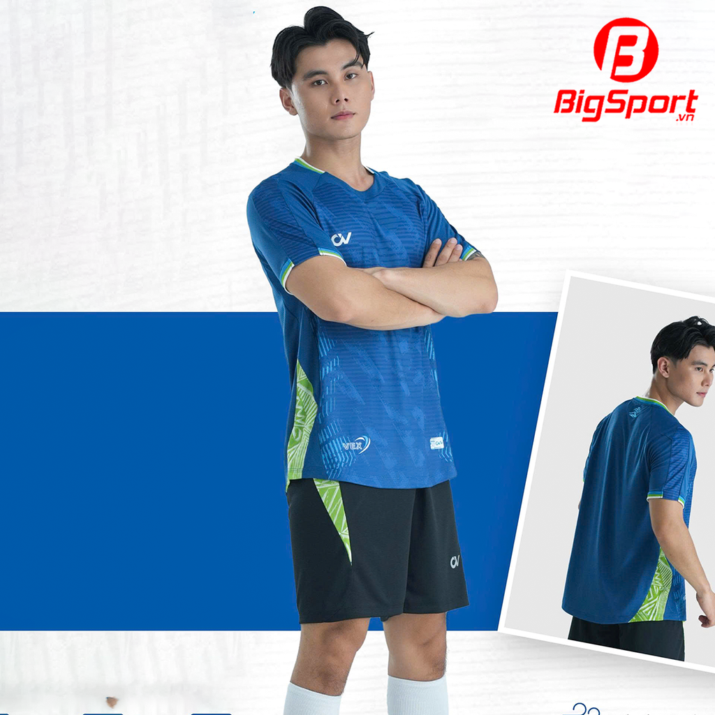 Áo đá bóng không logo CV VEX