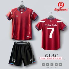 Áo đá bóng không logo CV Glac