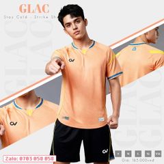 Áo đá bóng không logo CV Glac