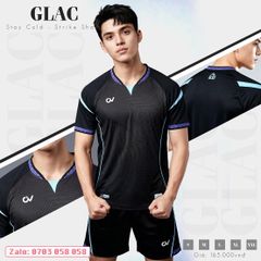 Áo đá bóng không logo CV Glac