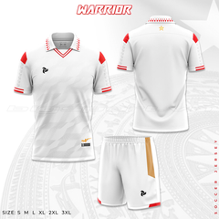 Áo đá bóng không logo JustPlay Warrior