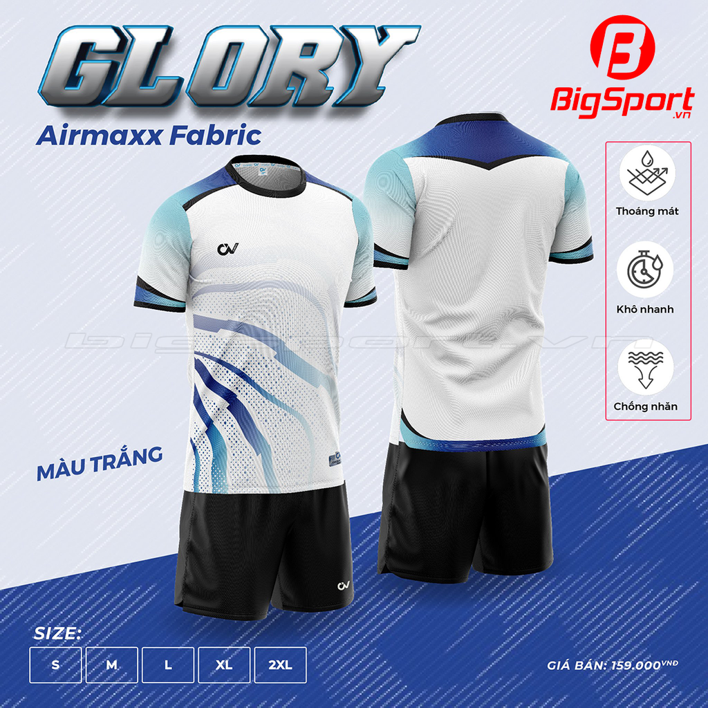 Áo đá bóng không logo Riki Glory