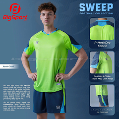 Áo đá bóng không logo Riki Star Sweep