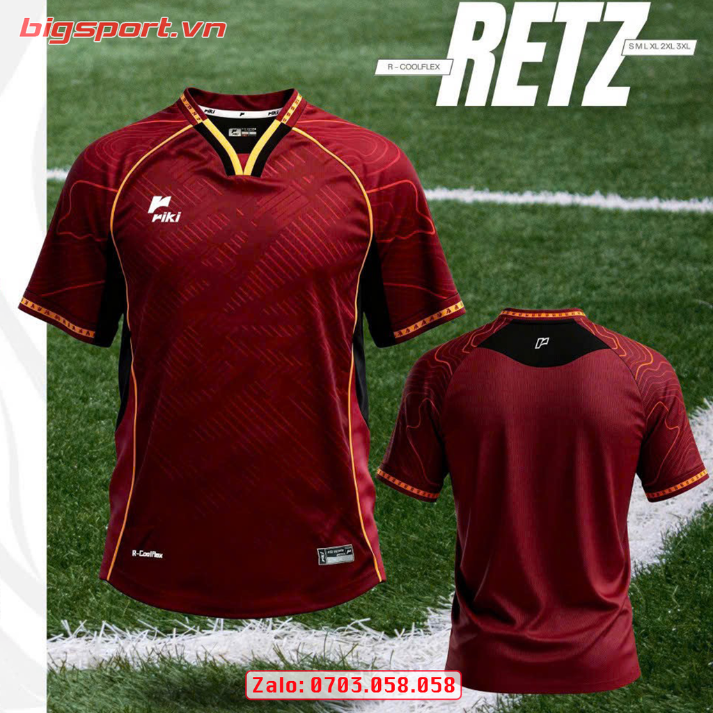 Áo đá bóng không logo Riki Standard RETZ