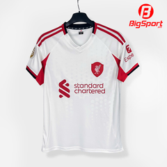 Áo đá bóng Liverpool sân khách 2025 - 2026 màu trắng