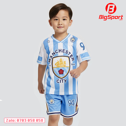 Áo đá bóng trẻ em Kid Design SS26 ManCity