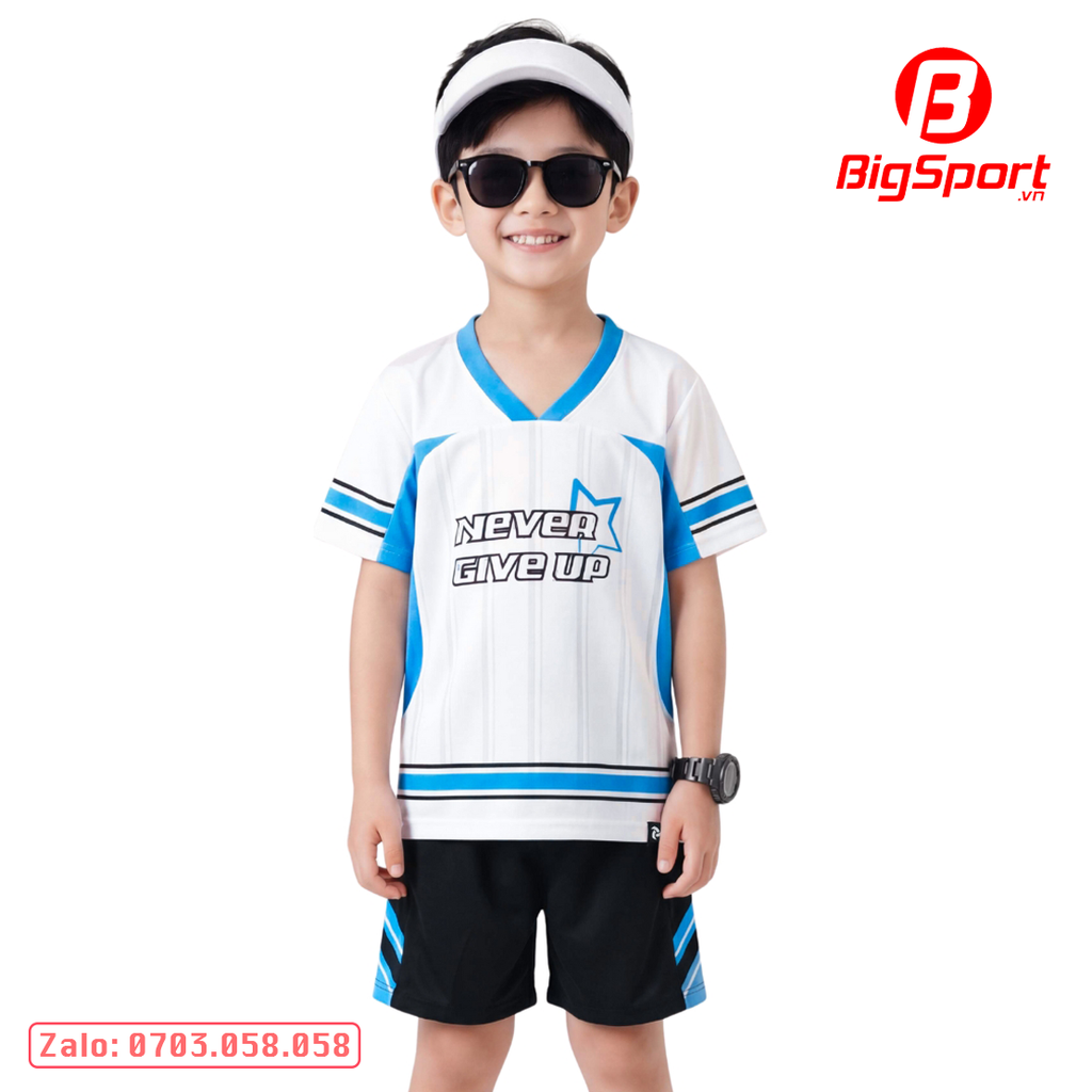 Áo đá bóng trẻ em JustPlay KID02