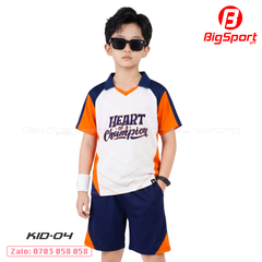Áo đá bóng trẻ em JustPlay Kid 04