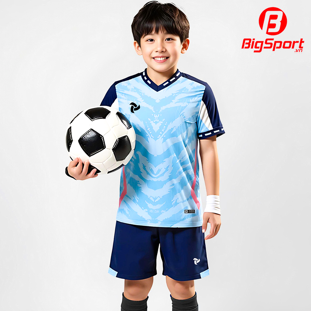 Áo bóng đá trẻ em không logo Justplay Phantor