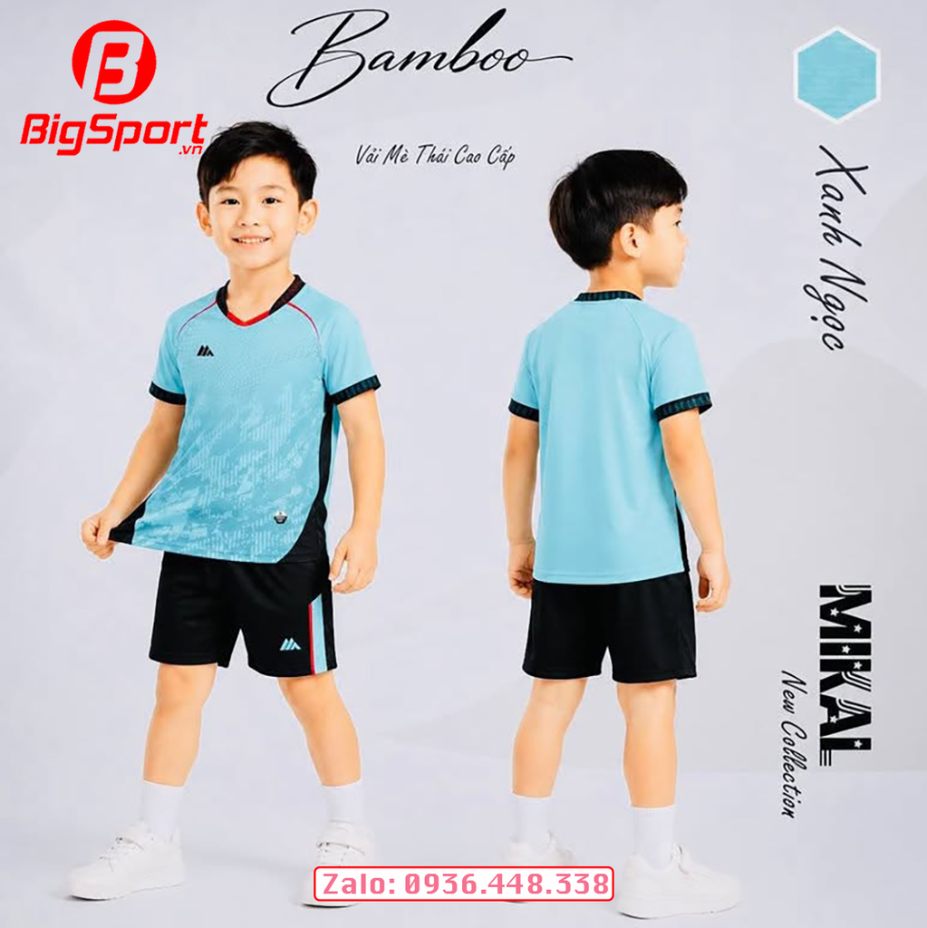 Áo đá bóng trẻ em Mikal Bamboo K8