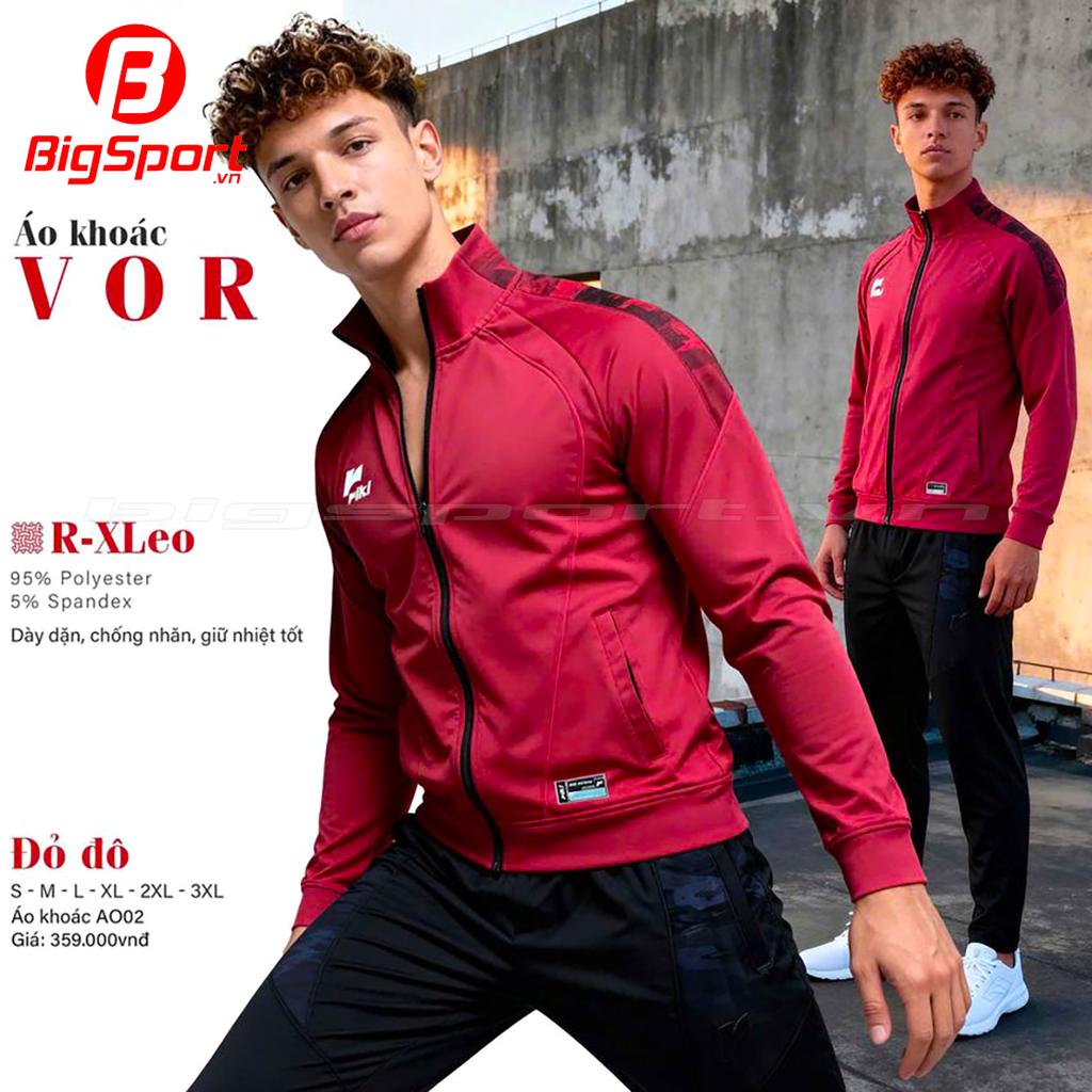 Áo khoác thể thao Riki Vor