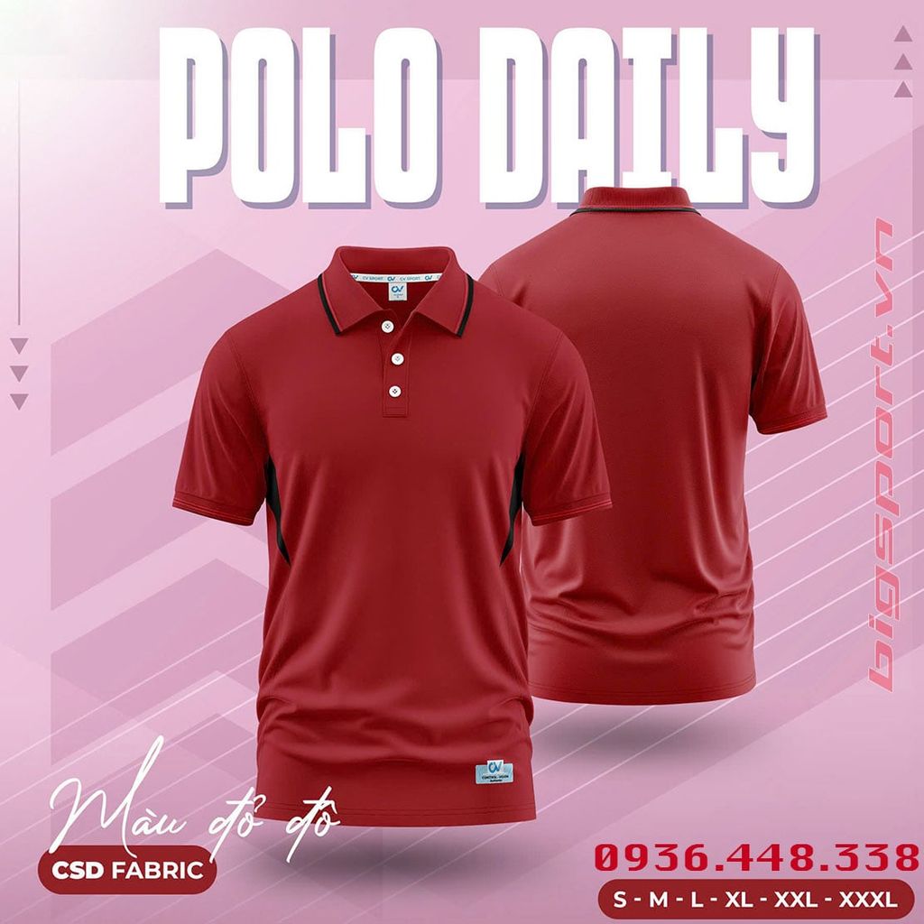 Áo Polo thể thao CV Daily