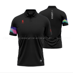 Áo cầu lông nam nữ Egan Air cổ trụ