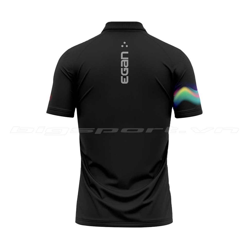 Áo cầu lông nam nữ Egan Air cổ trụ