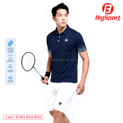 Áo Polo thể thao nam Just Play Pixel