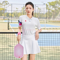 Áo cầu lông nam nữ Egan Air cổ trụ