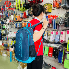 Balo cầu lông Lining ABSR142 màu xanh
