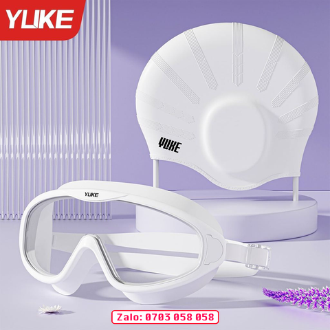 Bộ kính và nón bơi trùm tai chống nước GJ019K