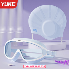 Bộ kính và nón bơi trùm tai chống nước GJ019K