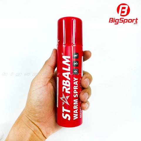 Chai xịt nóng Starbalm