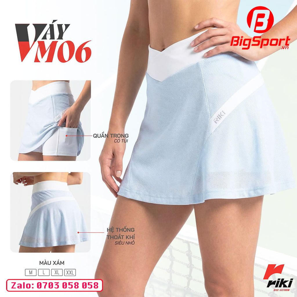 Chân váy thể thao Riki advance VM06