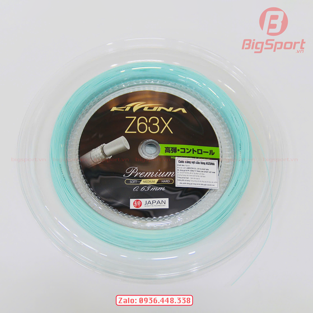 Dây đan vợt cầu lông KIZUNA Z63X