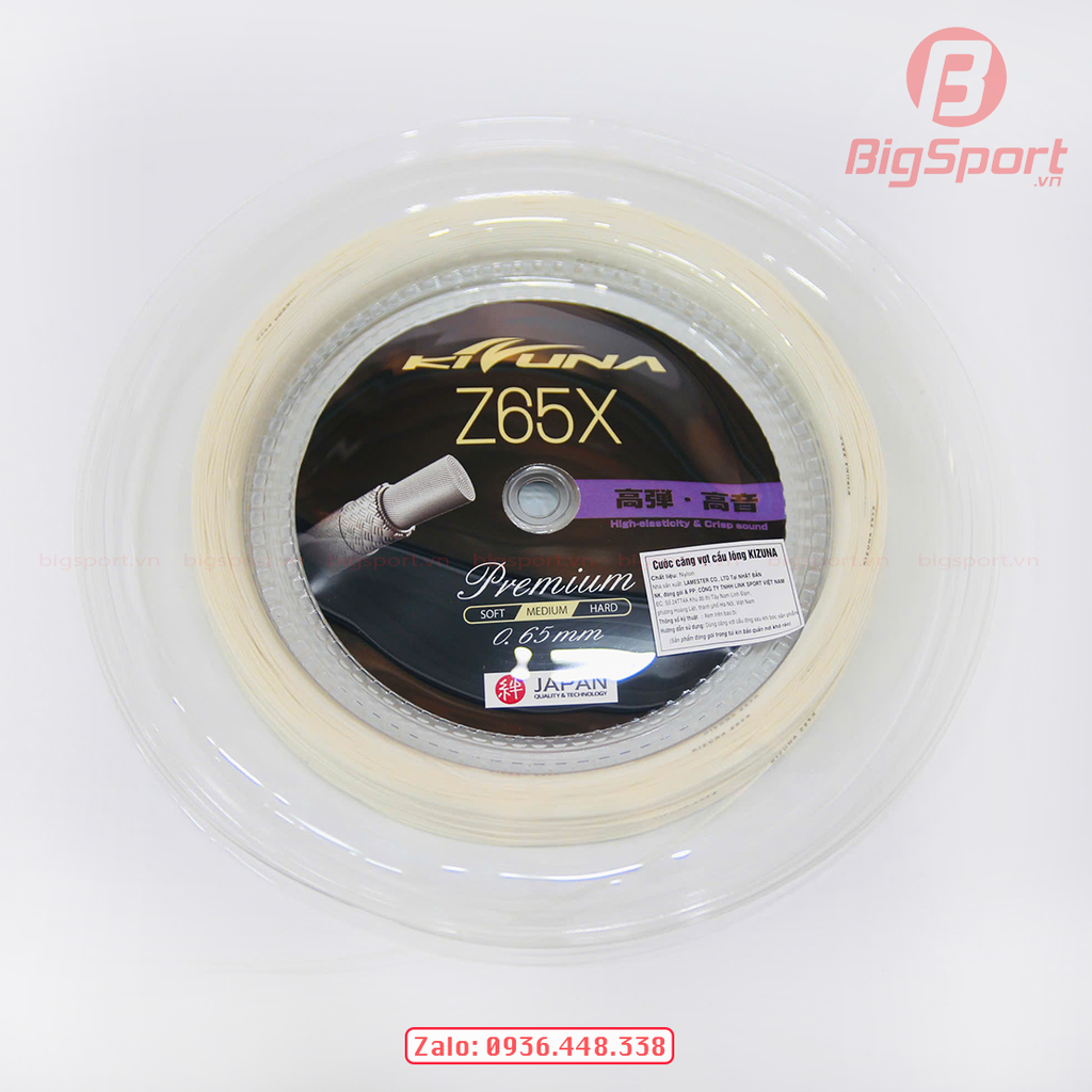 Dây đan vợt cầu lông KIZUNA Z65X