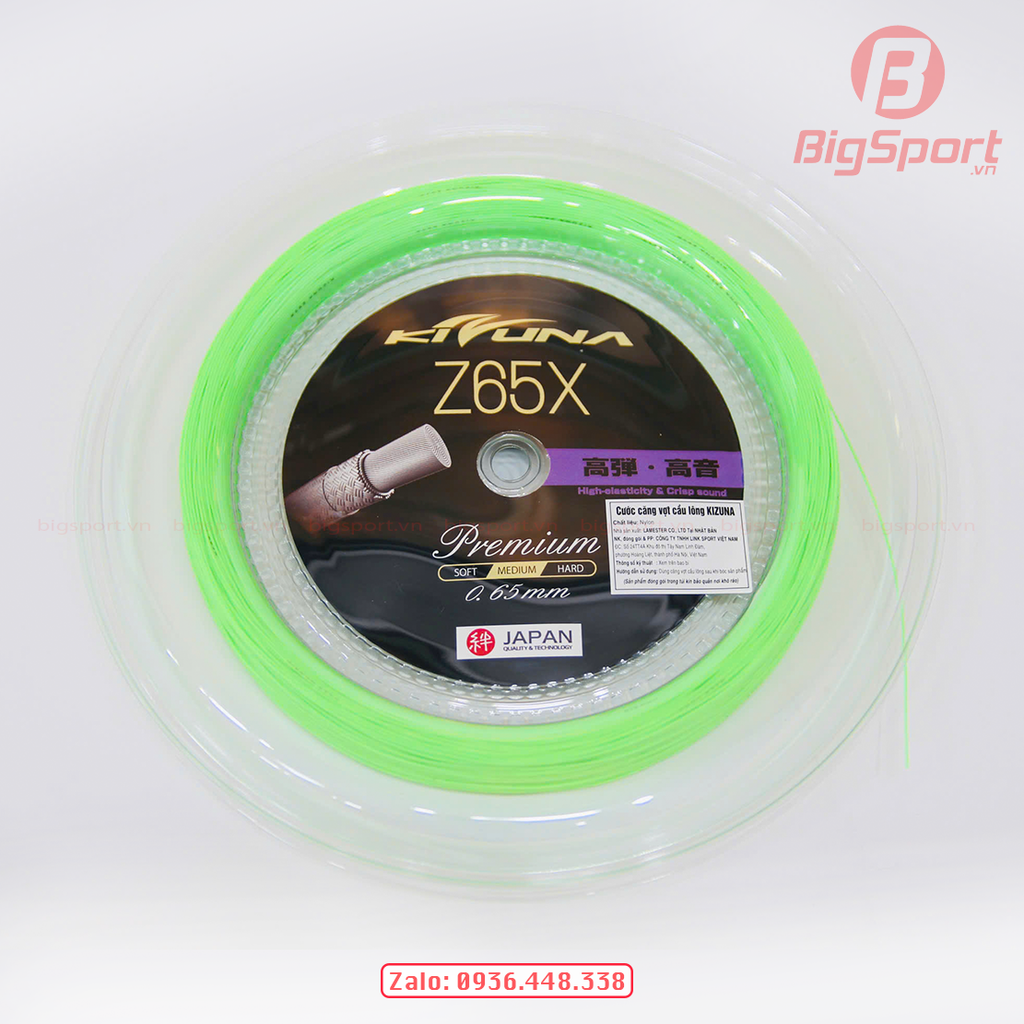 Dây đan vợt cầu lông KIZUNA Z65X