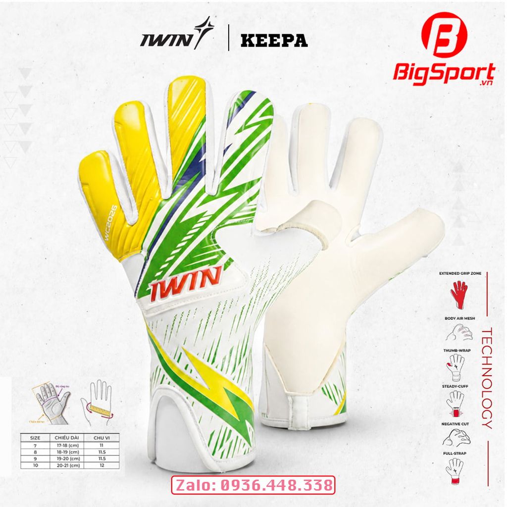 Găng thủ môn Iwin Keepa WC2026