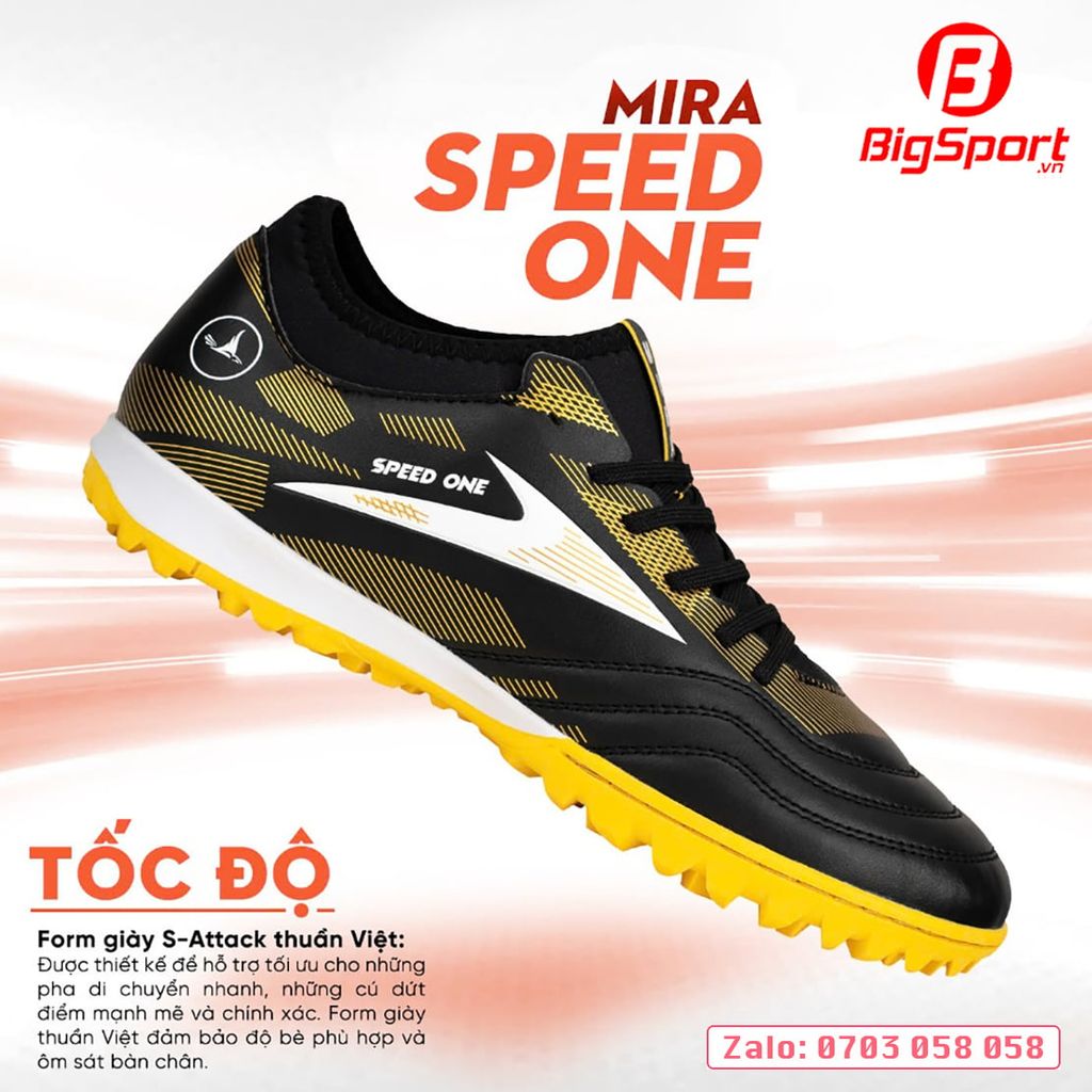 Giày đá bóng trẻ em Mira Speed One