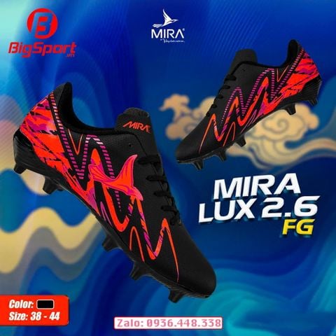 Giày đá bóng sân cỏ tự nhiên Mira Lux 2.6