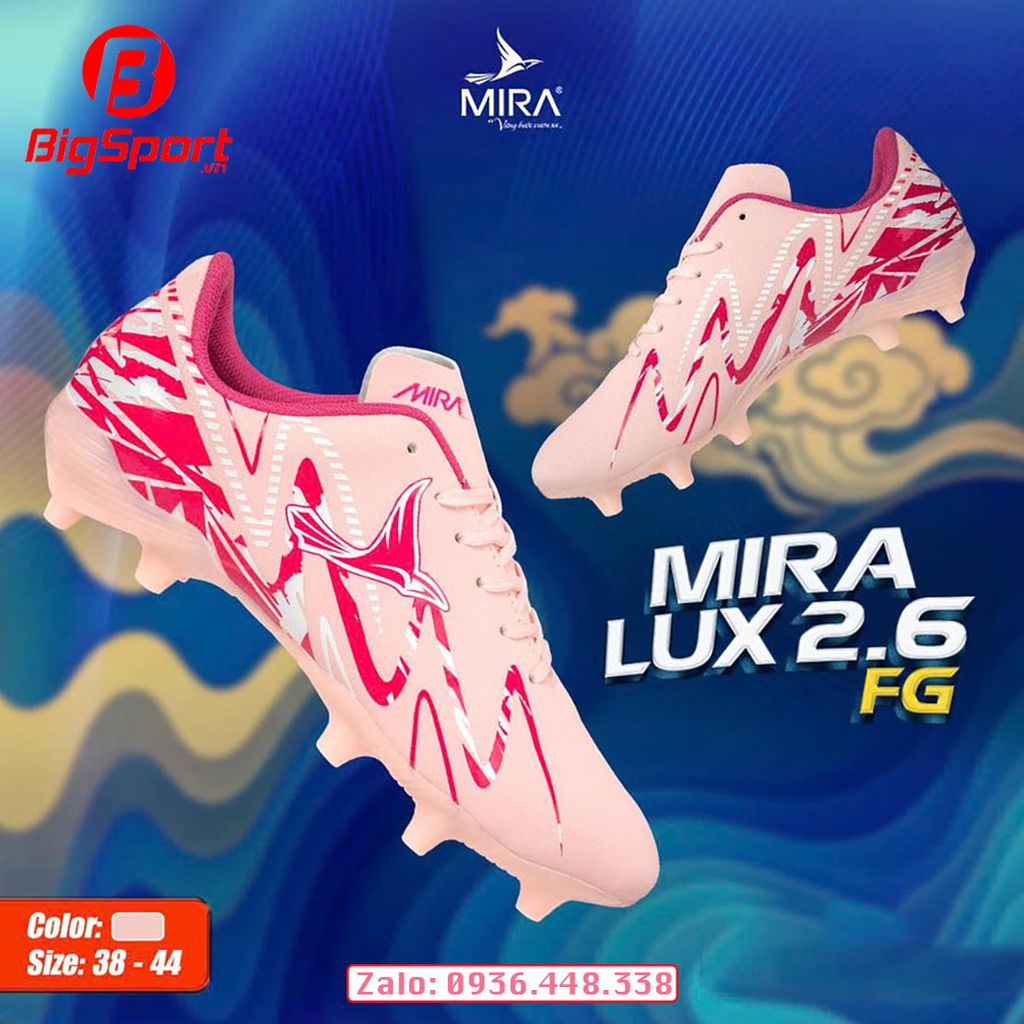 Giày đá bóng sân cỏ tự nhiên Mira Lux 2.6