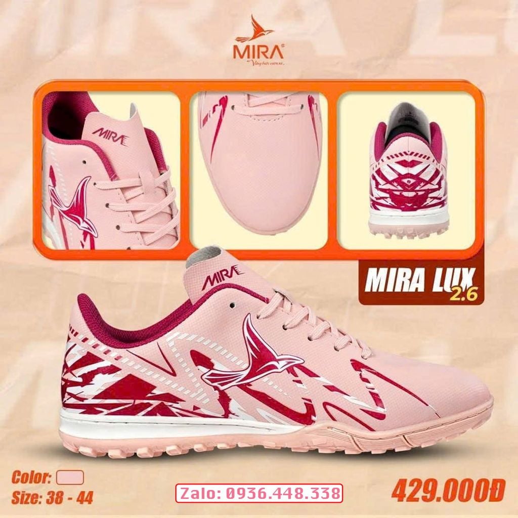 Giày đá bóng sân cỏ nhân tạo Mira Lux 2.6
