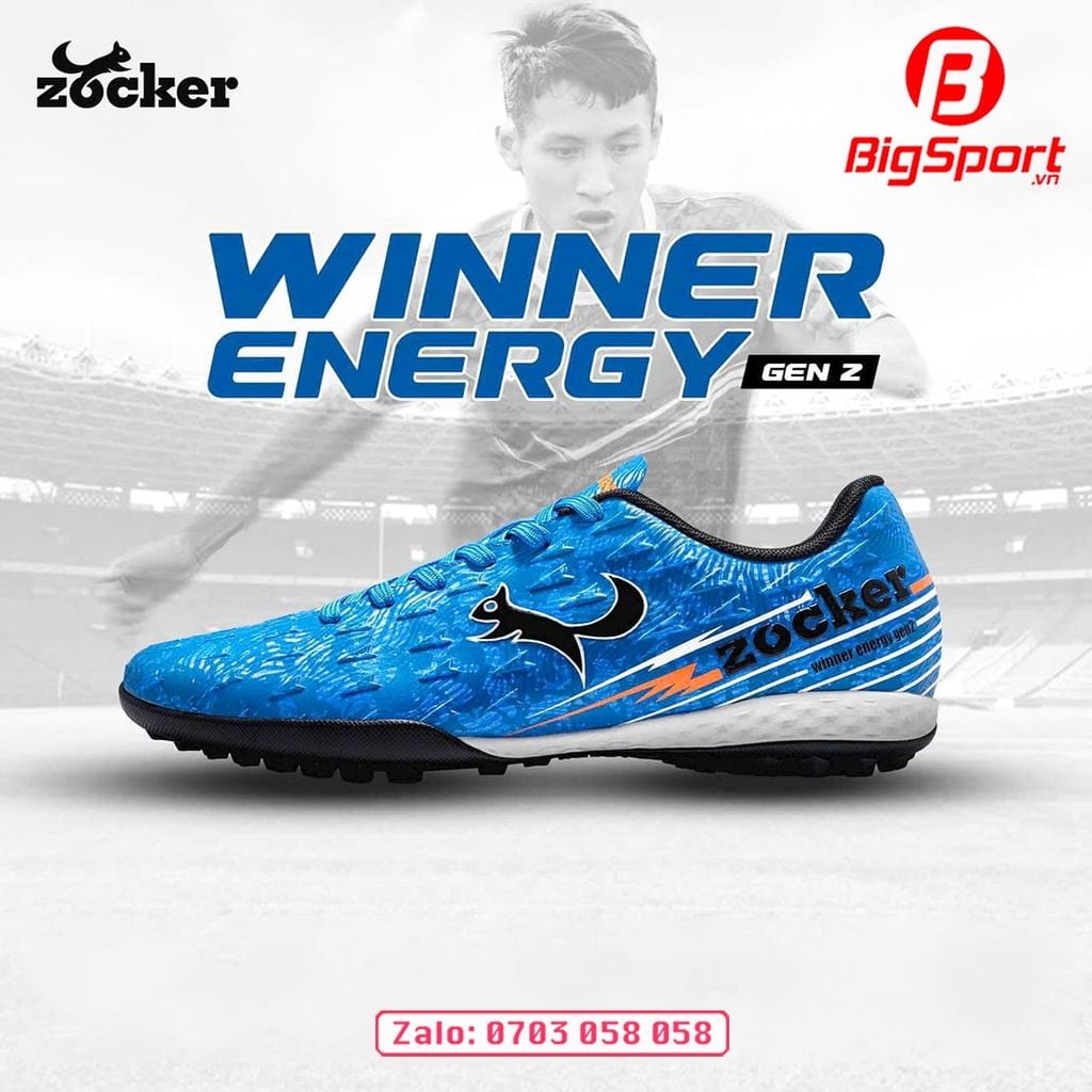 Giày đá bóng sân cỏ nhân tạo Zocker Winner Energy Gen 2