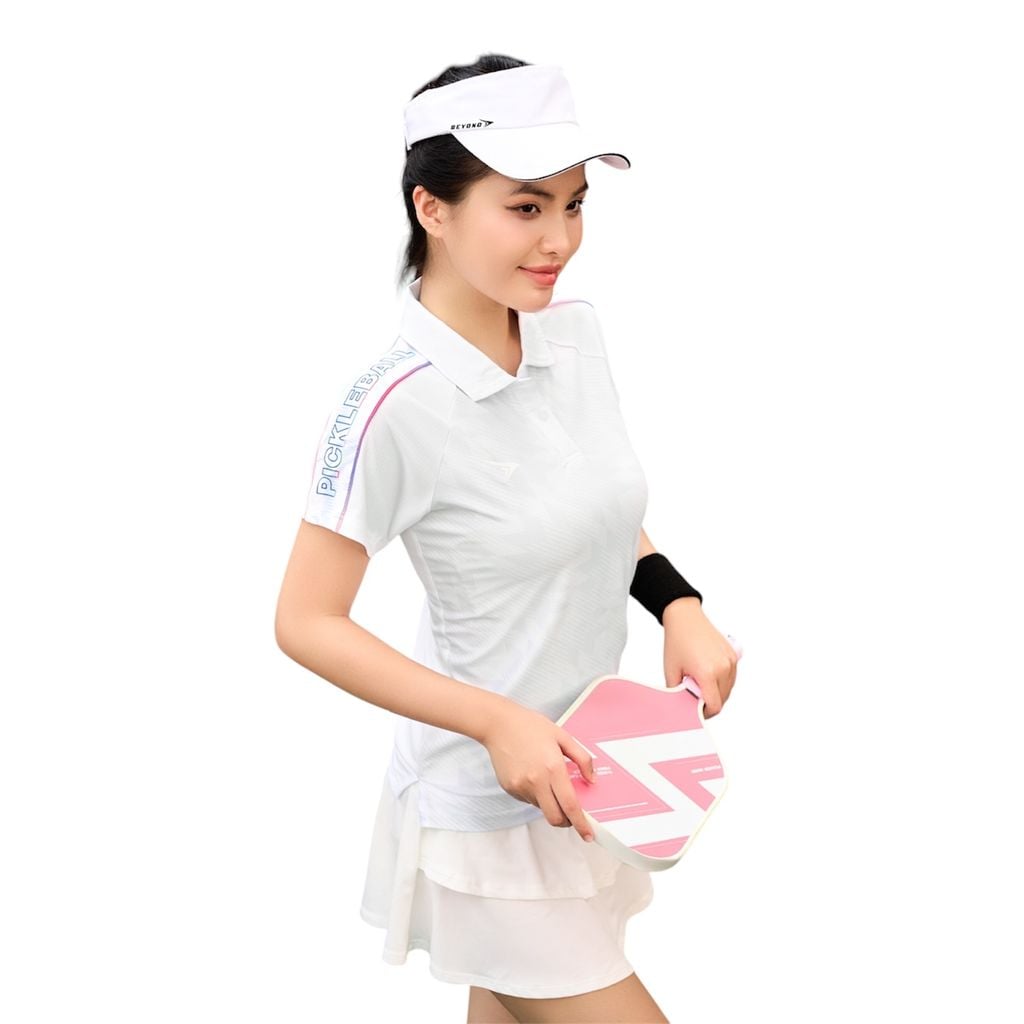 Áo Pickleball nữ cổ bẻ Beyono Dink APK02