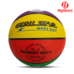 Quả bóng rổ cao su Geru B3 4 màu
