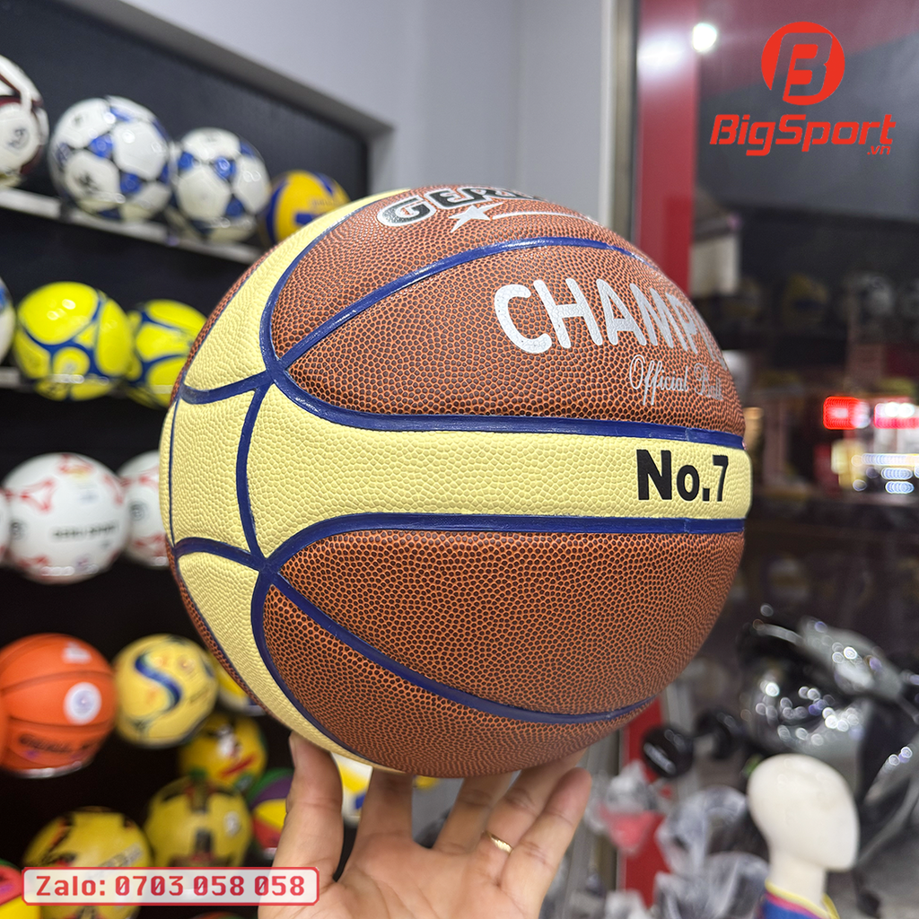 Quả bóng rổ da GeruStar Champion Plus số 7