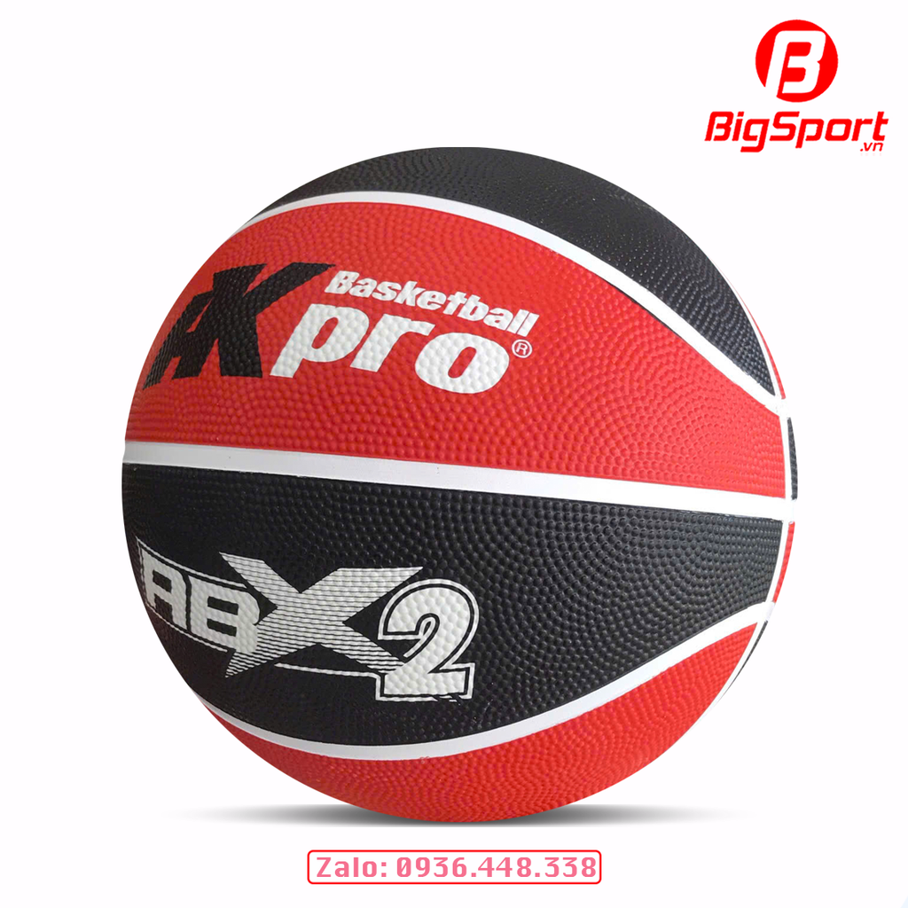 Quả bóng rổ cao su AKpro ABX2 số 6